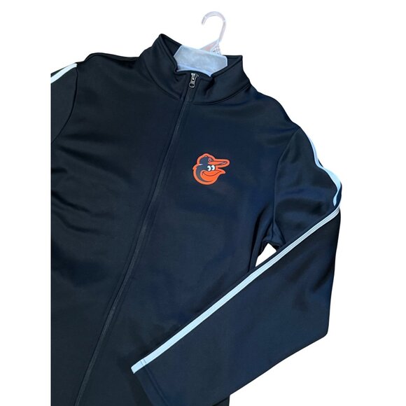 NWT Genuine Merchandise MLB Baltimore Orioles FullZip Jacket Black White Men's M - Picture 3 of 6